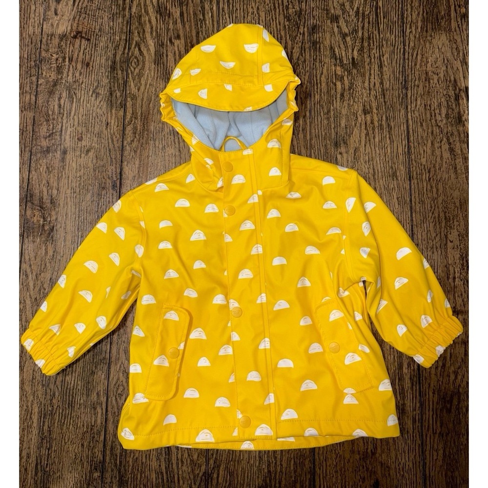 Snapper Rock Sun Cloud Recycled Waterproof Raincoat 1-2 years - Picture 3 of 6